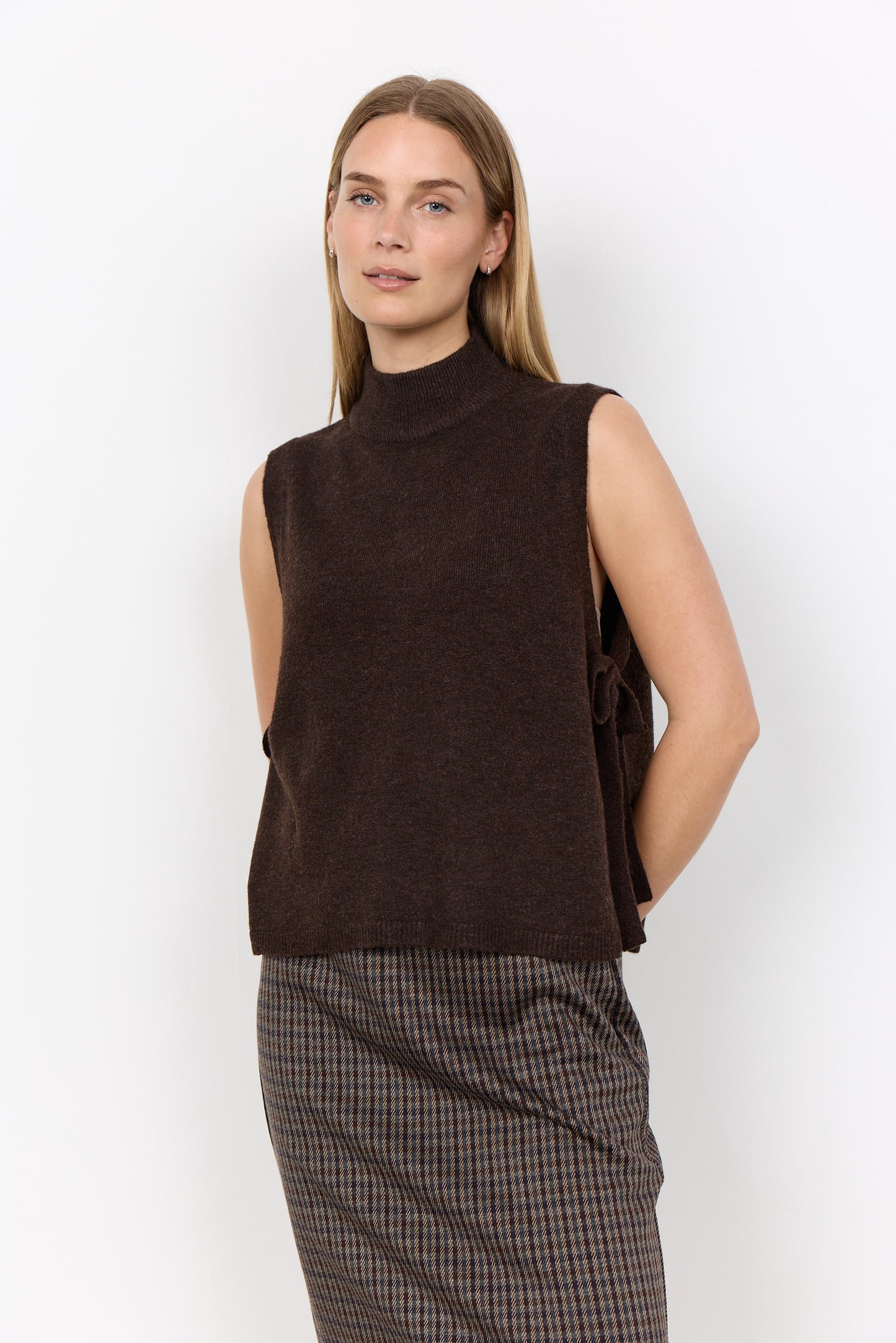 Orlean waistcoat lintjes - bruin