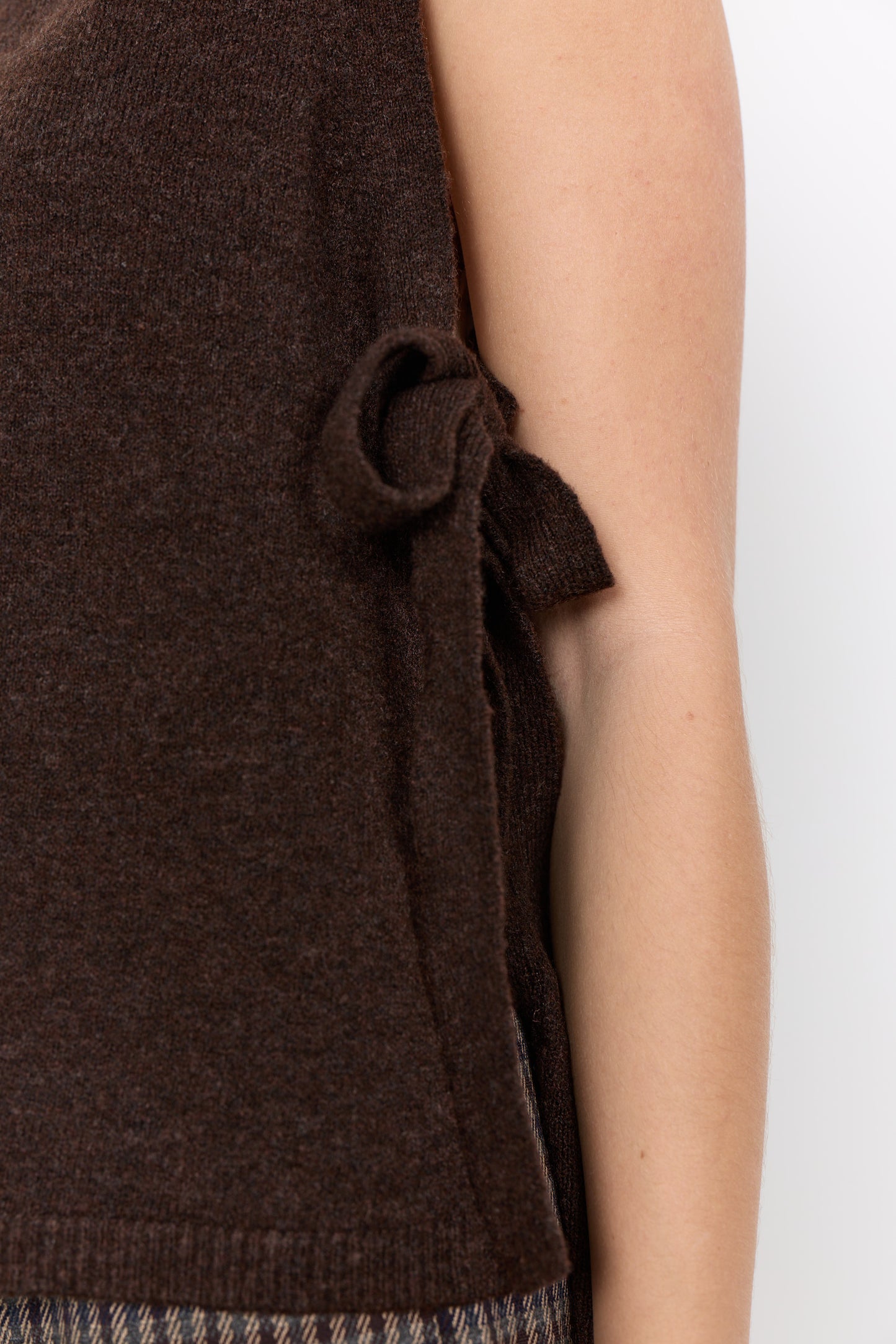 Orlean waistcoat lintjes - bruin