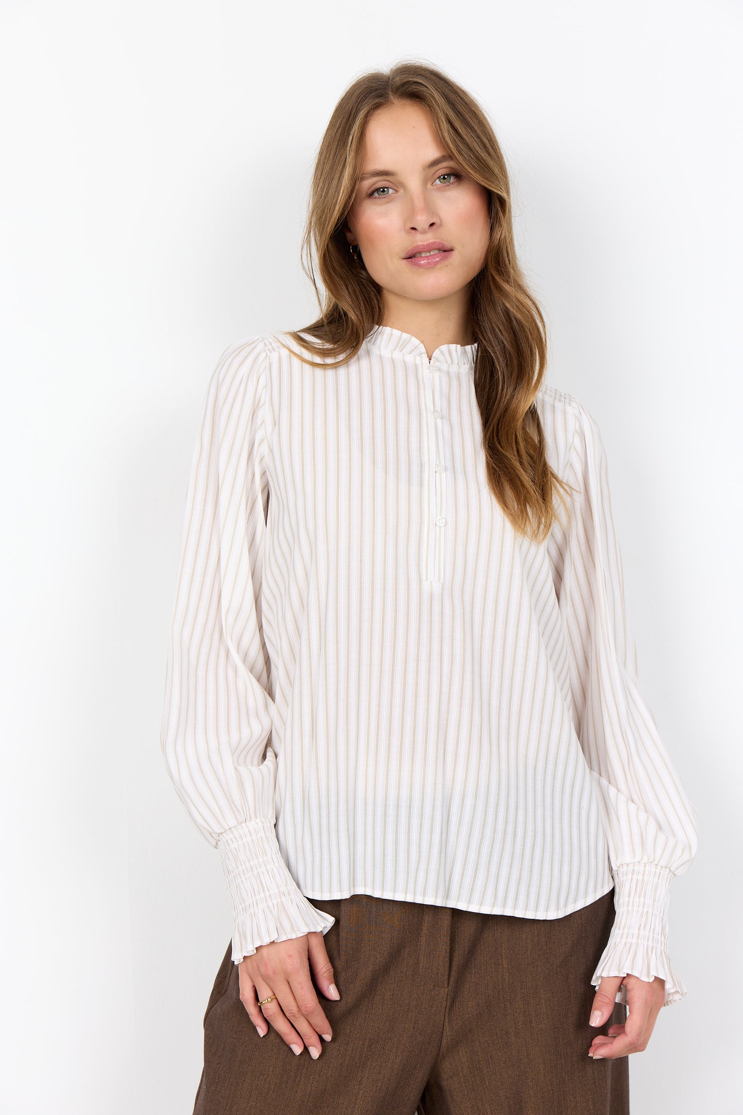 Arianne 1 blouse - ecru/beige