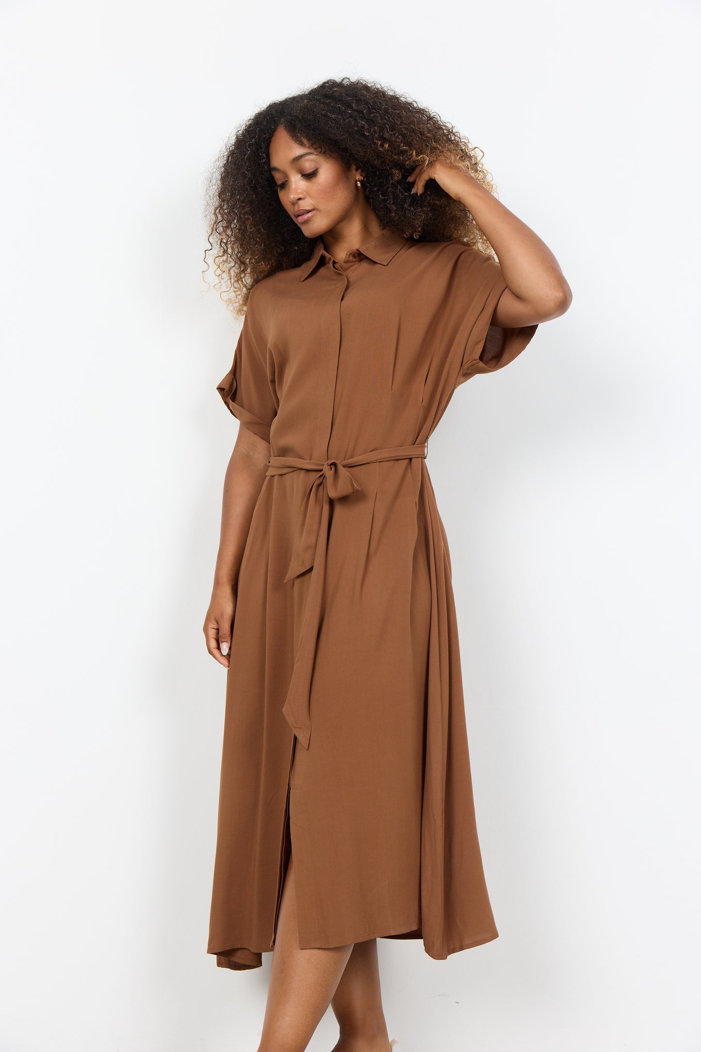 Radia 234 dress - cognac