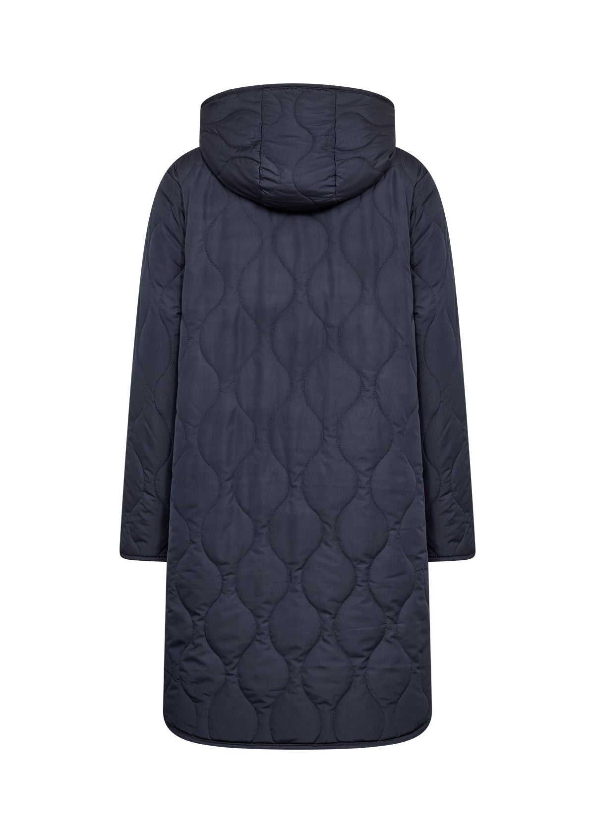 Gela winterjas - blauw/camel