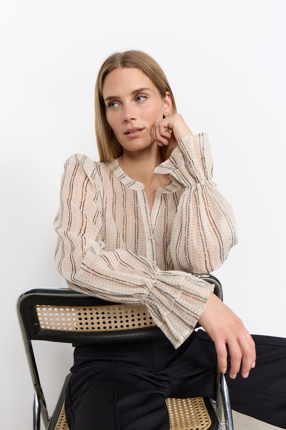 Harpa blouse - khaki
