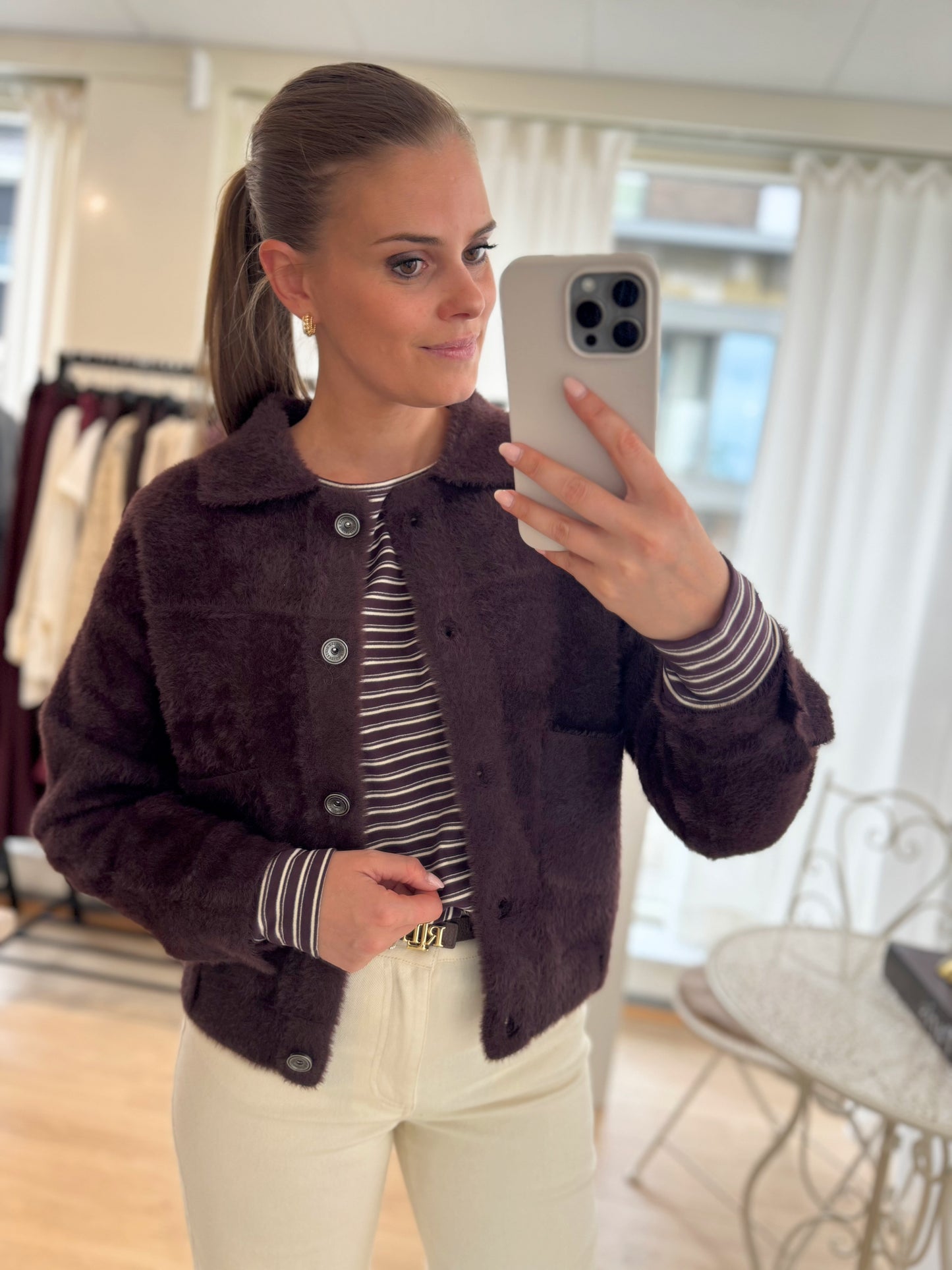 Bubbly jacket - Fudge