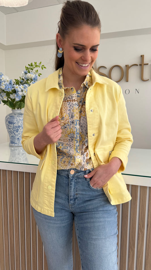 Veste billie - lichtgeel
