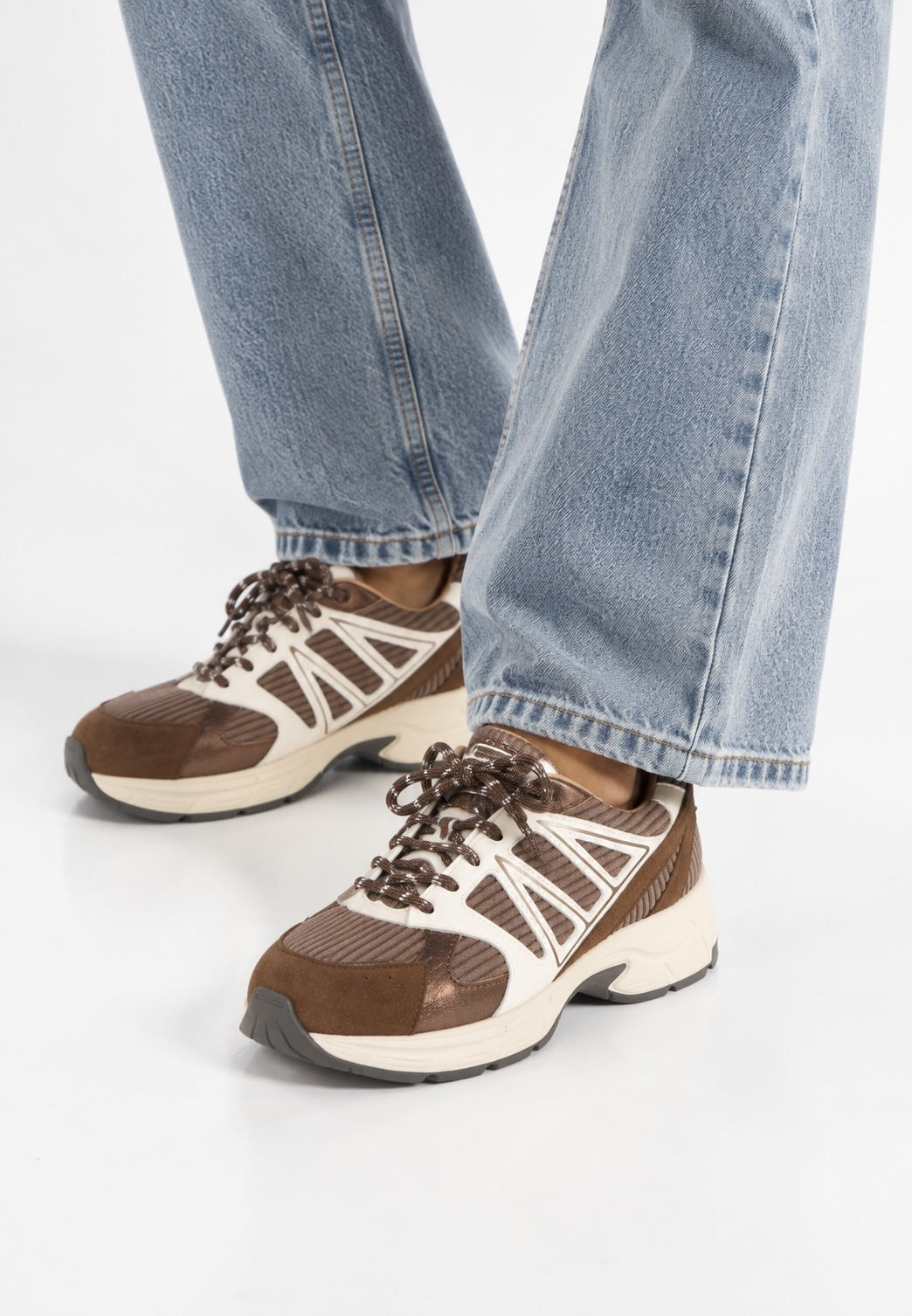 DWRS sneakers SARU corduroy - bruin