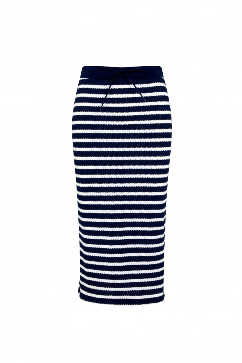 Skirt Juul - navy stripe