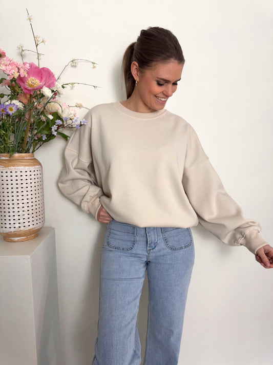 Sweater basic - beige