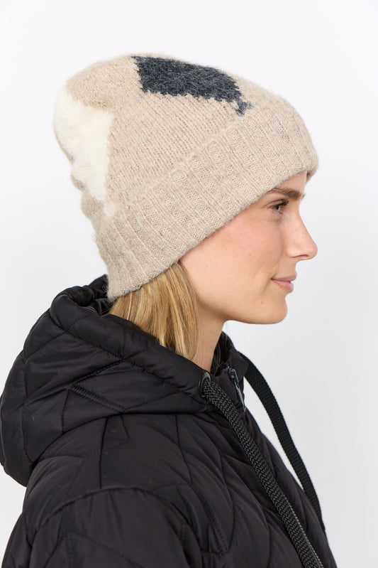 Gittemaj muts - grijs/beige