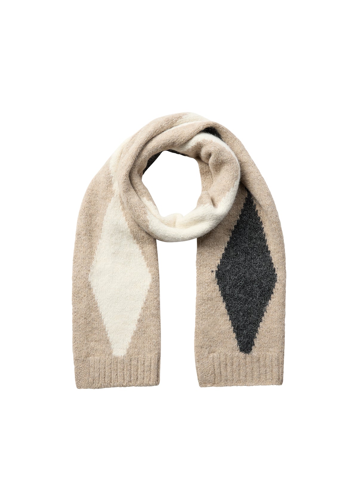 Gittemaj sjaal - beige/grijs