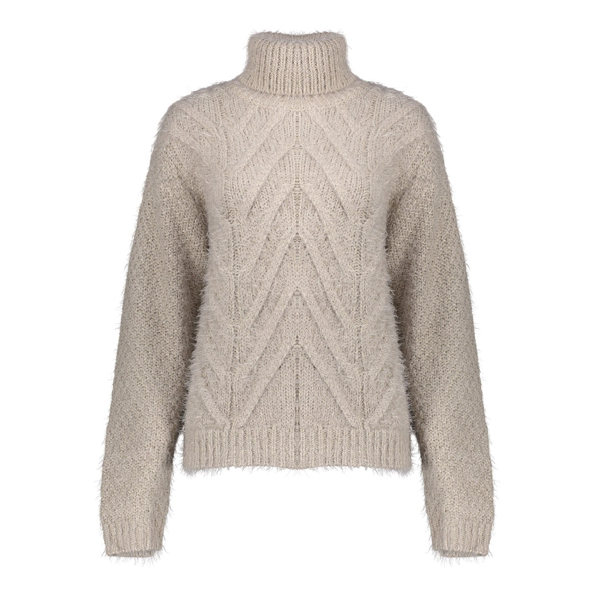 54515 pullover rolkraag - sand