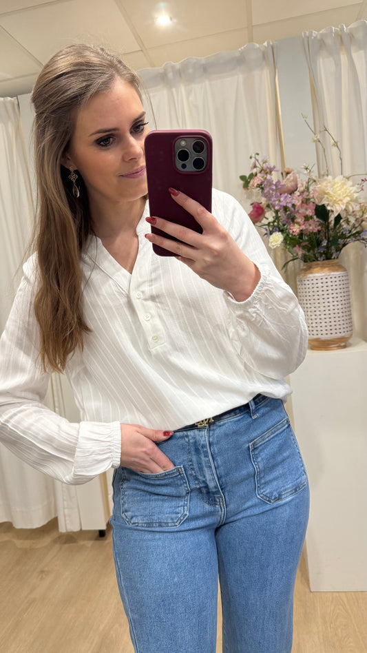 Ninna blouse - chalk(ecru)