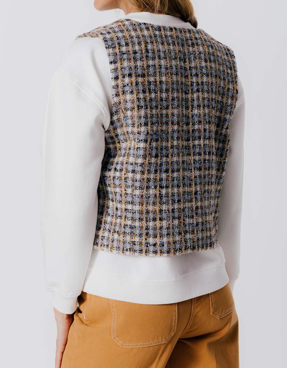 Chanel vestje Sophie - camel/blauw