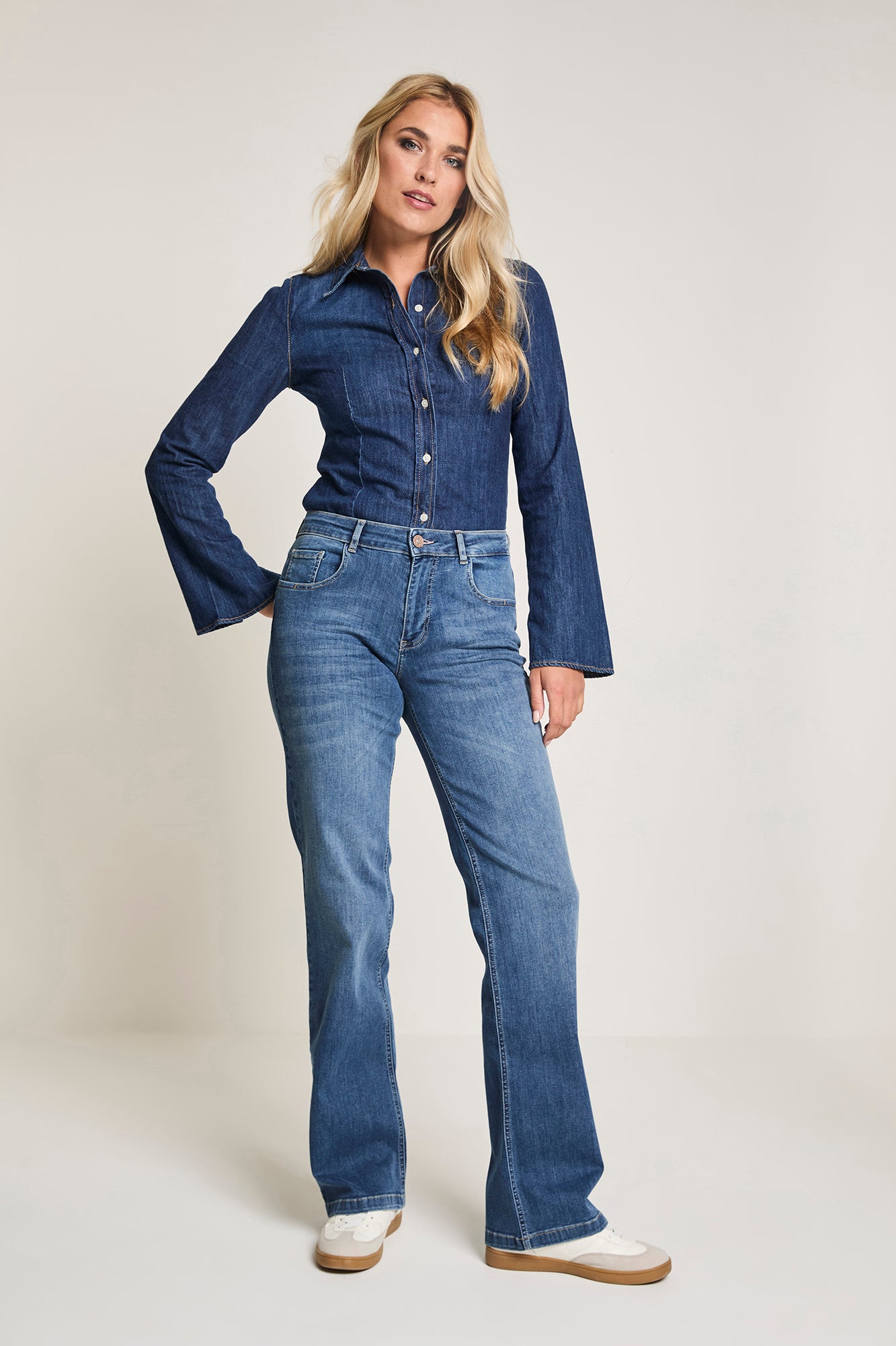 Eve pants Para Mi - Used air blue