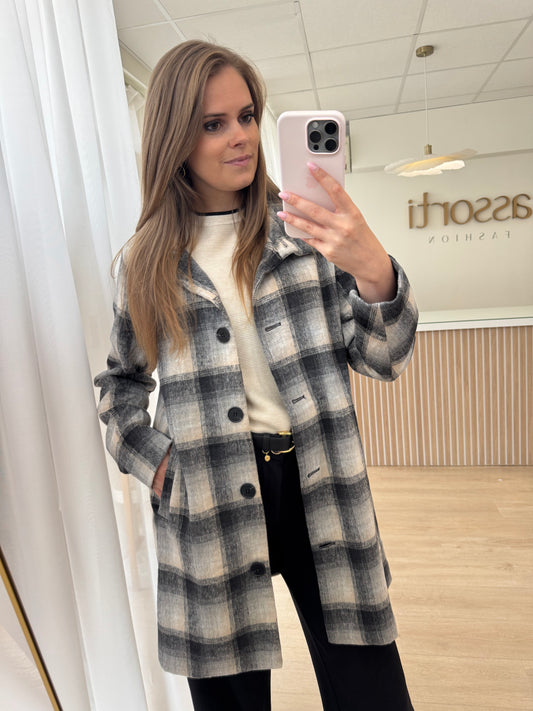 Odette coat - black/sand