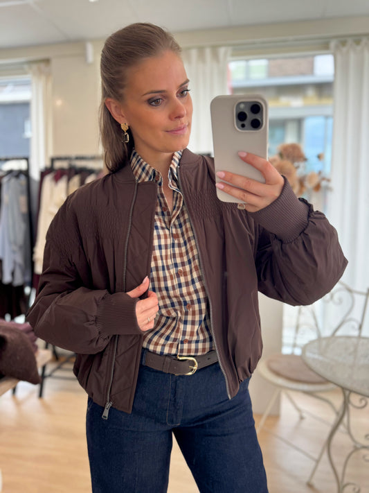 Arlette bomber jacket - bruin