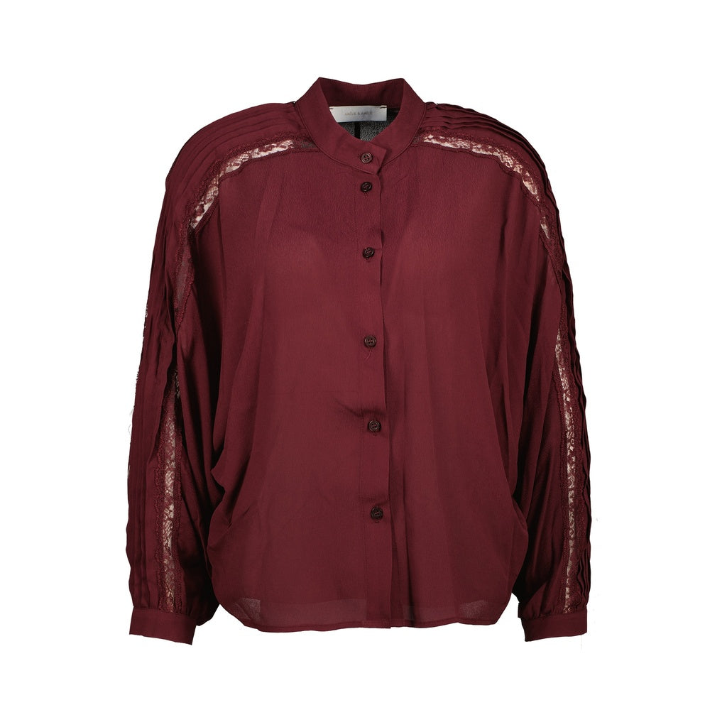 Lahore blouse - Bordeaux