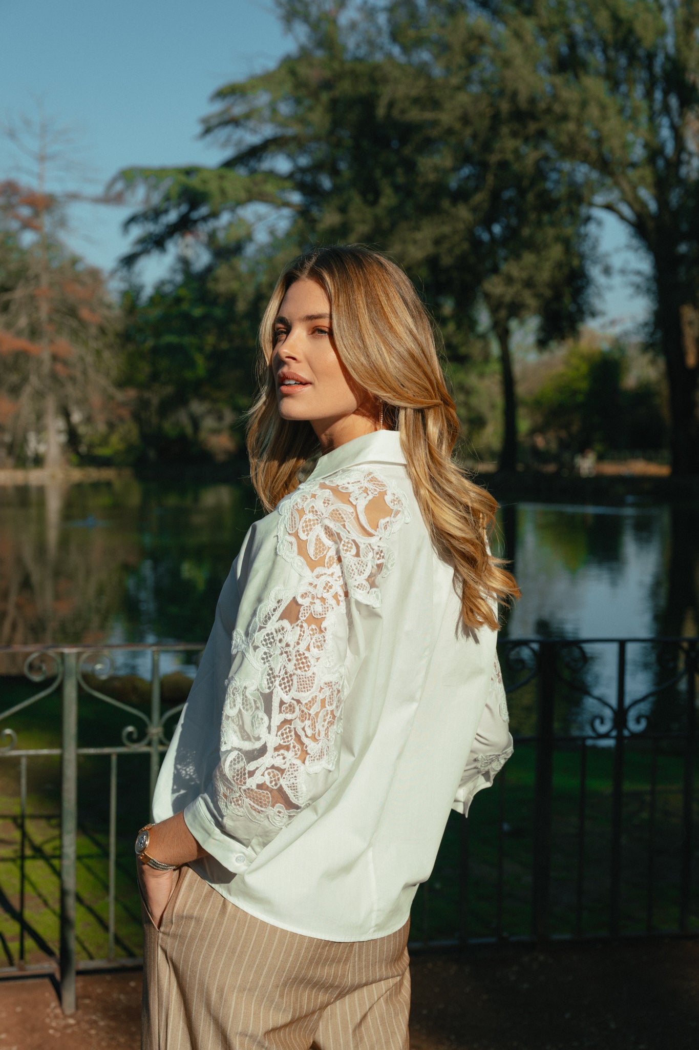 Lacely blouse - ecru