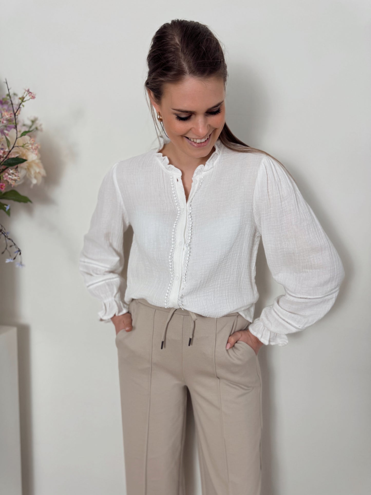 Jenny pants - feather grey