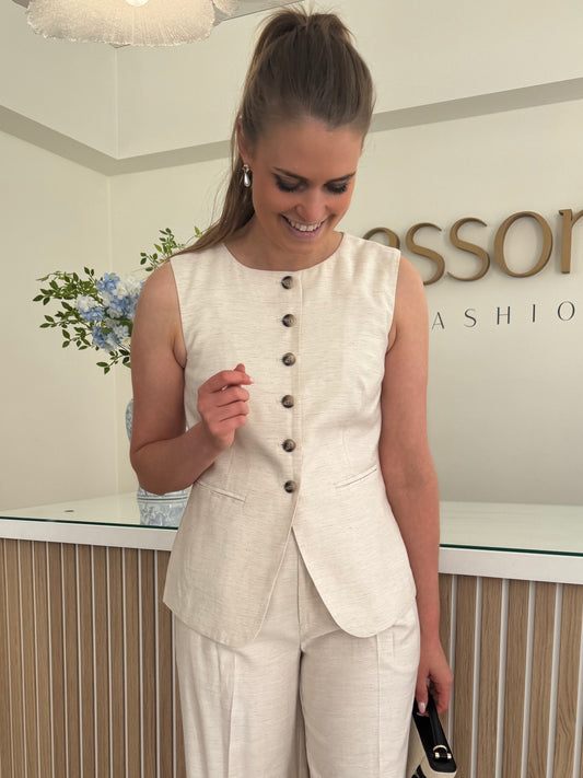 Annetta waistcoat - beige