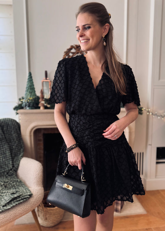 Kleedje franjes KM - zwart