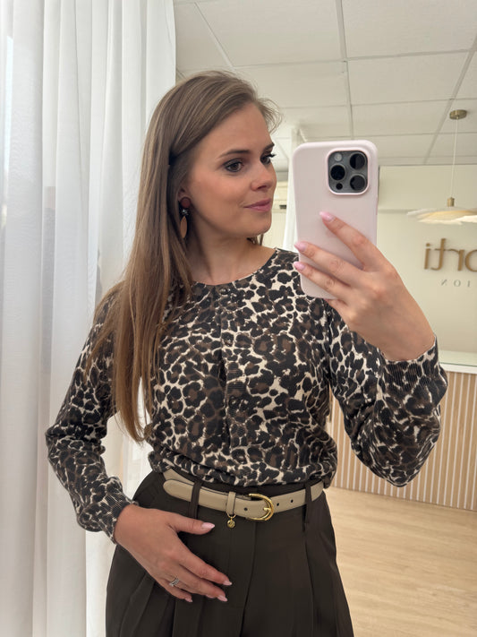 Sati 2 cardigan - leopard