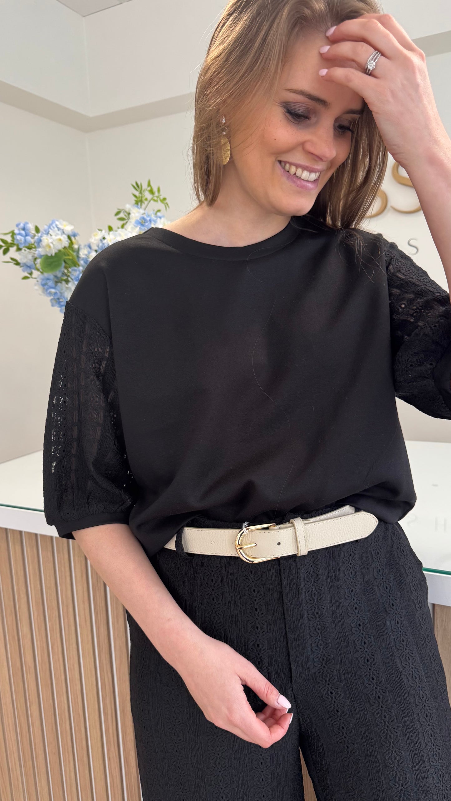 Winnie sweater - zwart