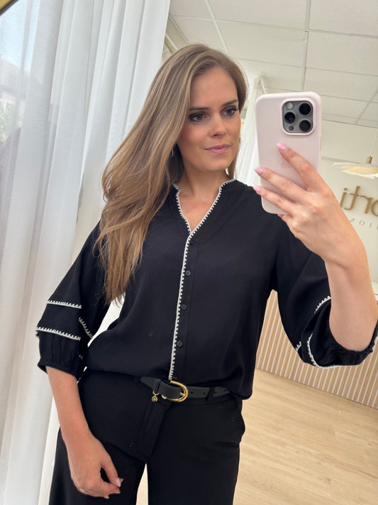 Radia 216 blouse - zwart