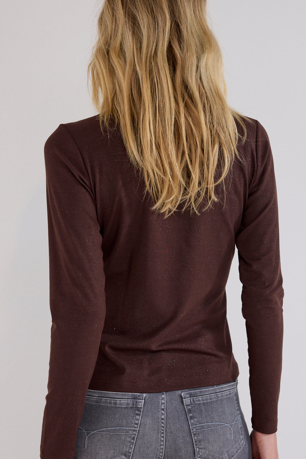 wrap top - chocolade