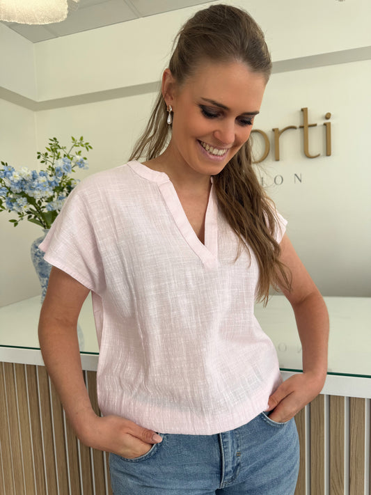 Pauline blouse - lichtroze