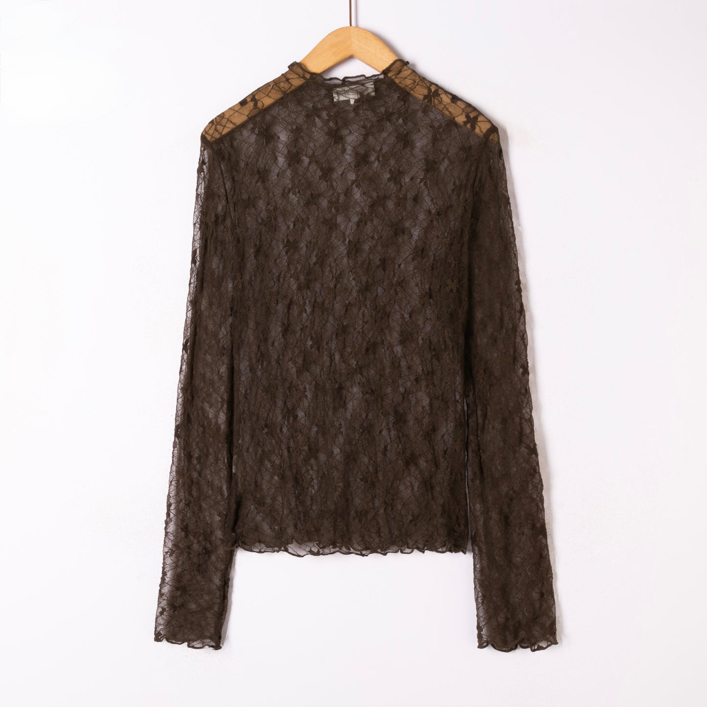 Lace top - brown