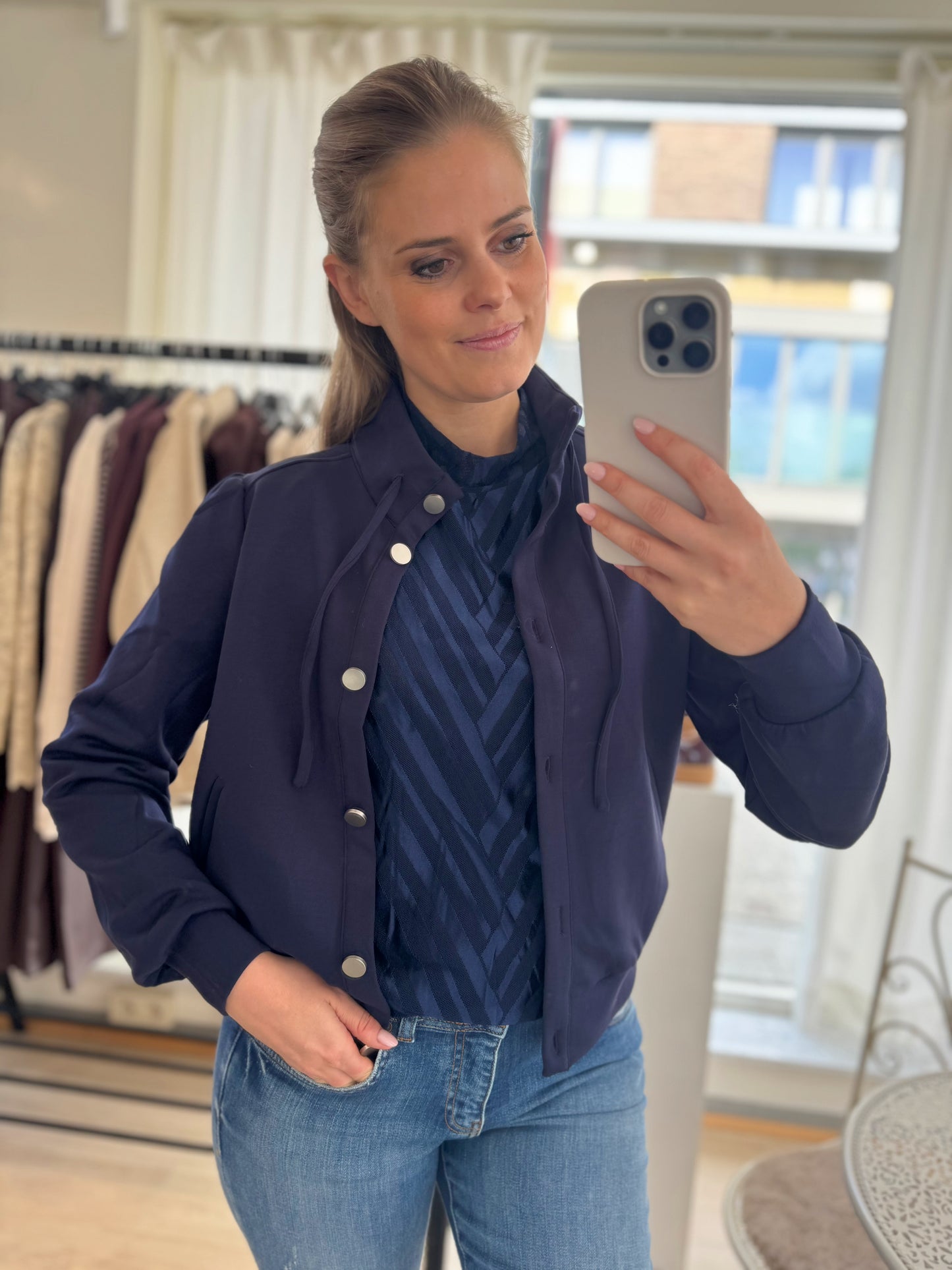 Jovanna jacket - donkerblauw