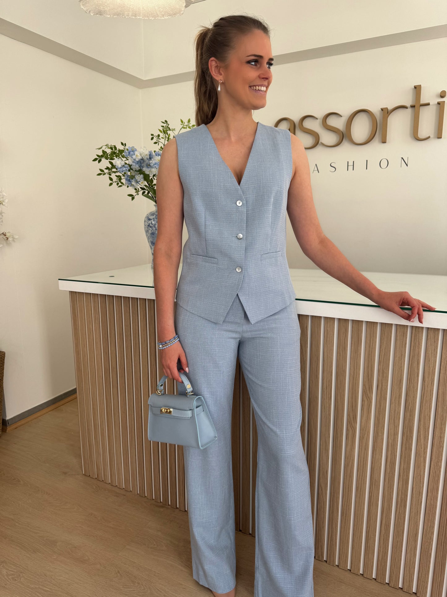 Broek Salli - blauw