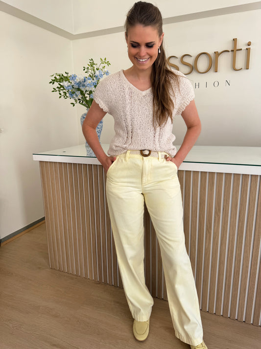 Lorra pants - lemon