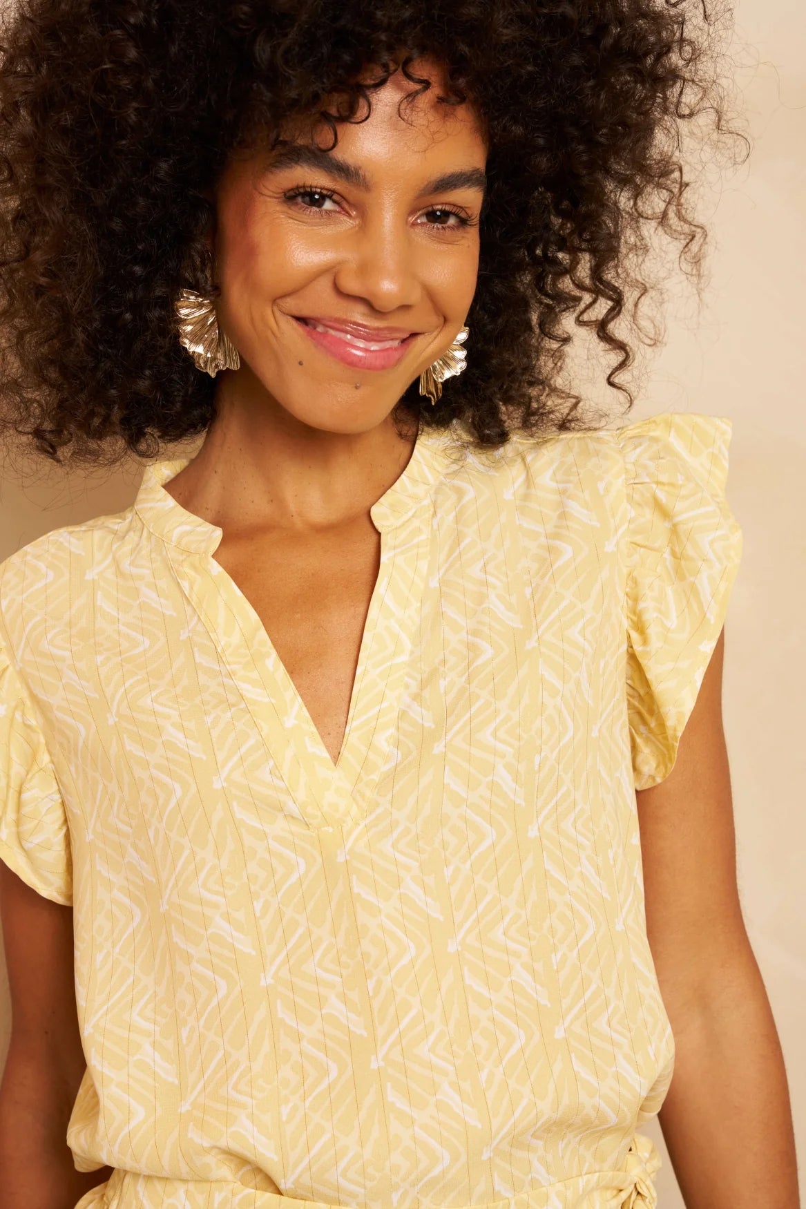 Serena blouse - gold