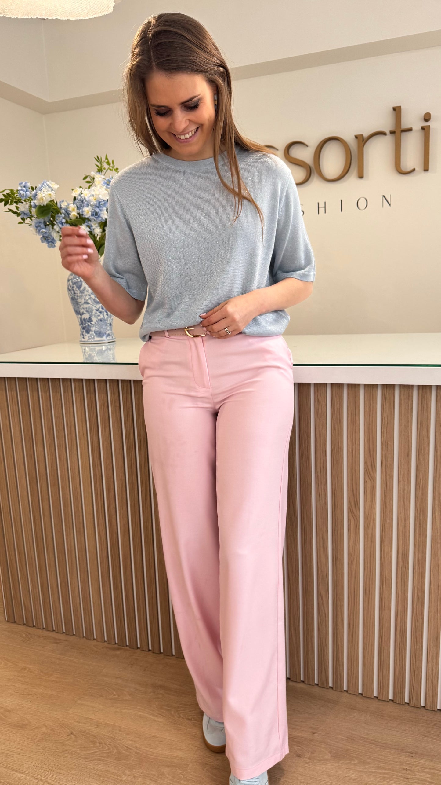 Geklede broek - roze