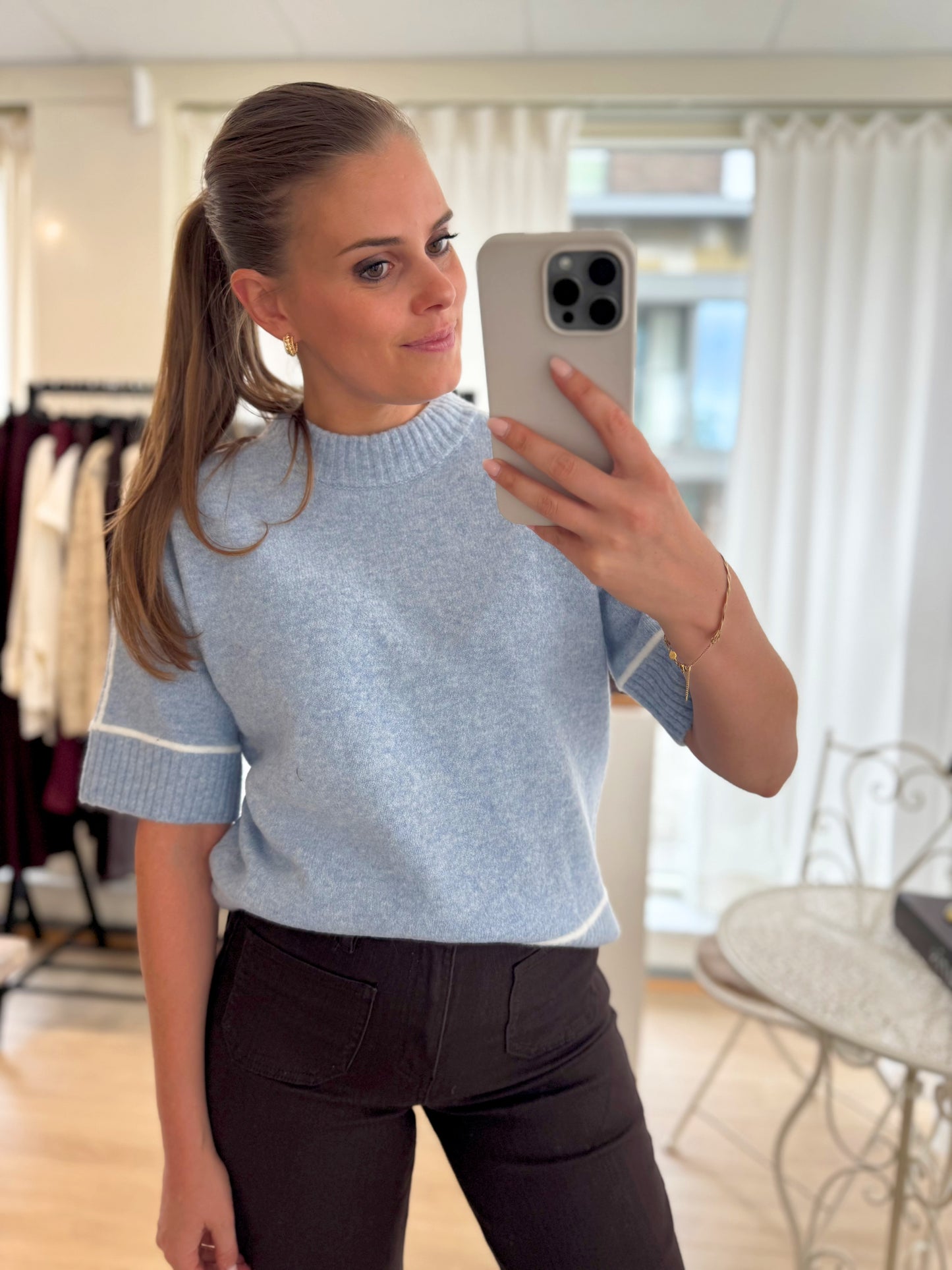 Jinie knit - lichtblauw