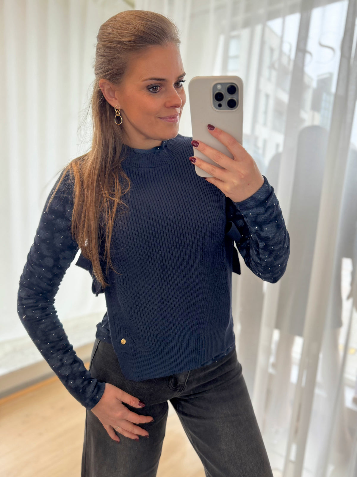 Adele pull - blauw