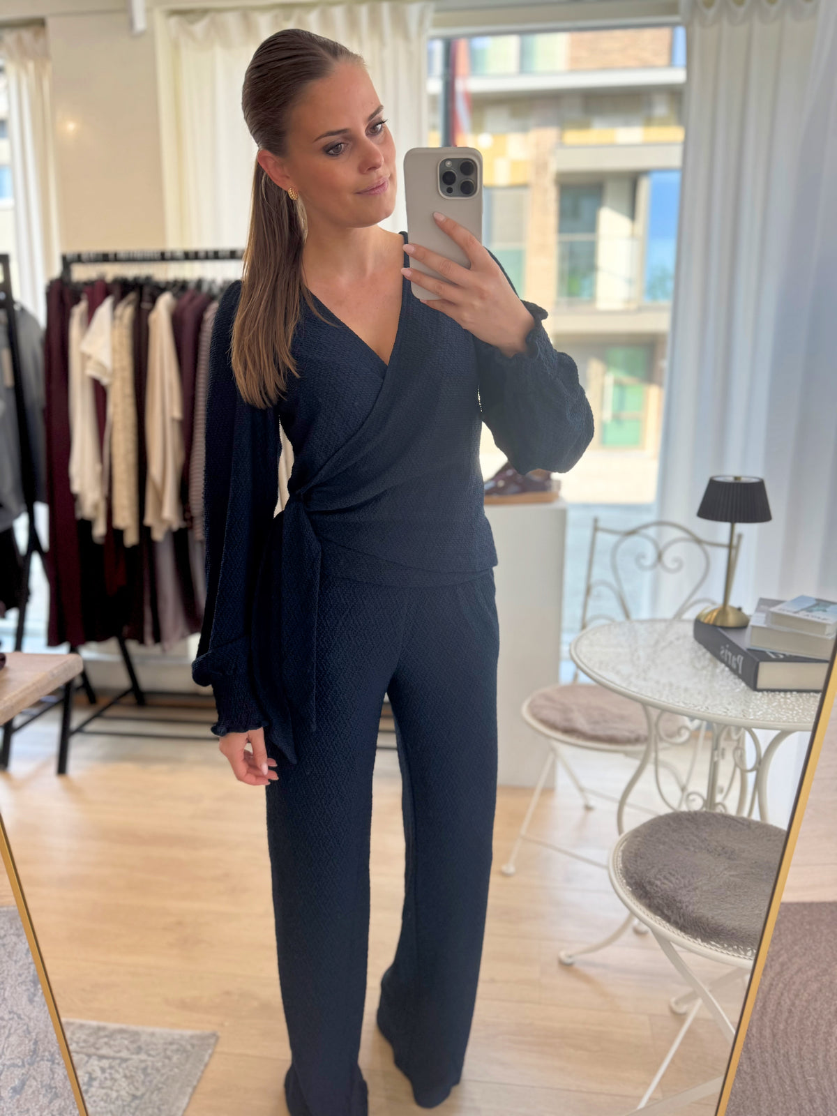 mea pants - donkerblauw