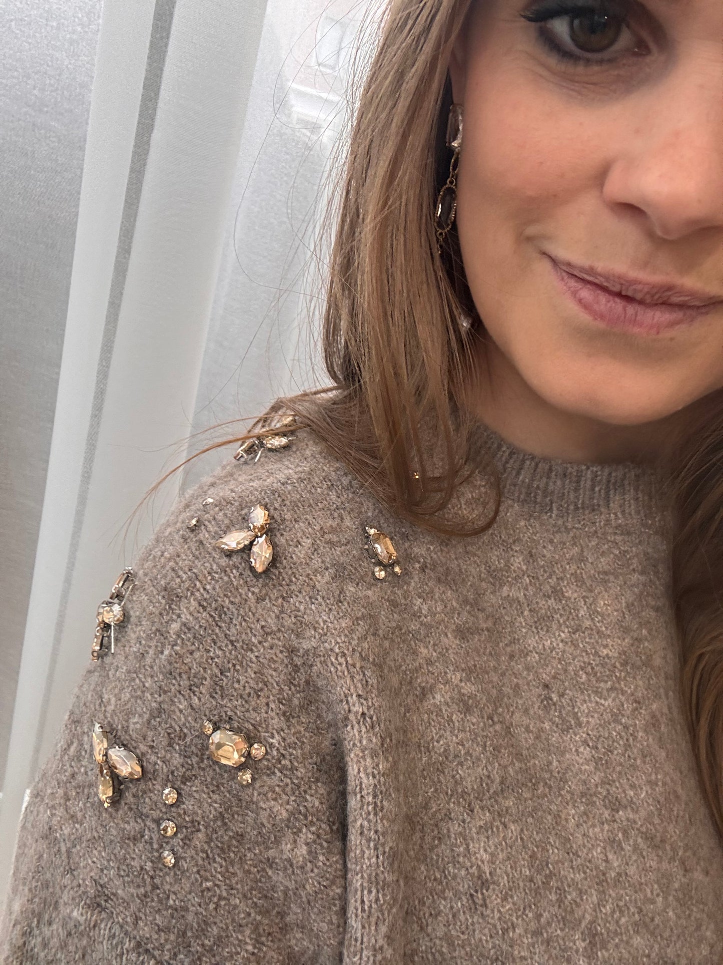 Kirsten knit pullover - bronze