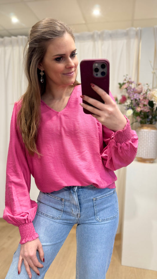 Lufia blouse - pink power