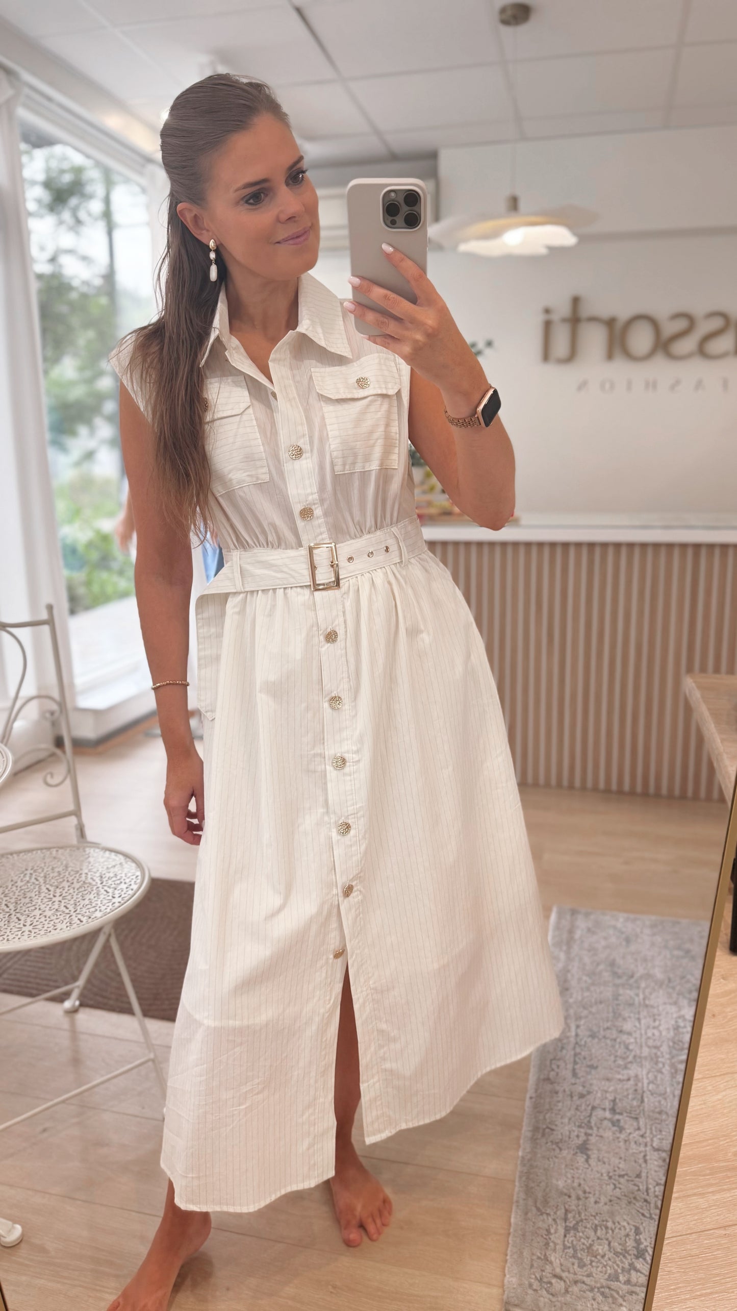 Vivienne Maxi Jurk - ecru