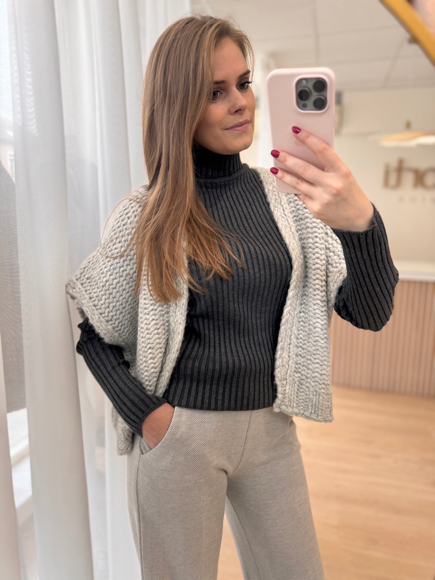 Cardigan gilet - light grey