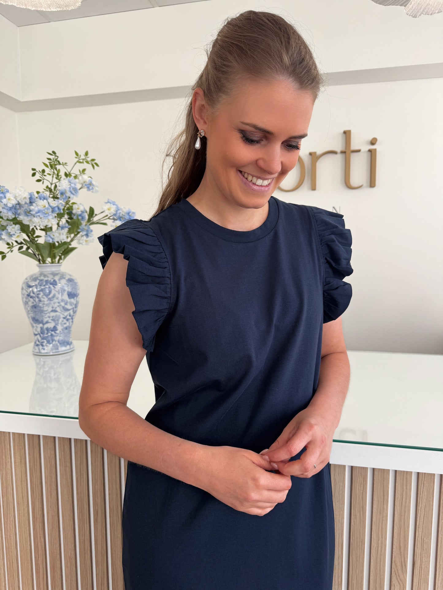 Celina dress - donkerblauw