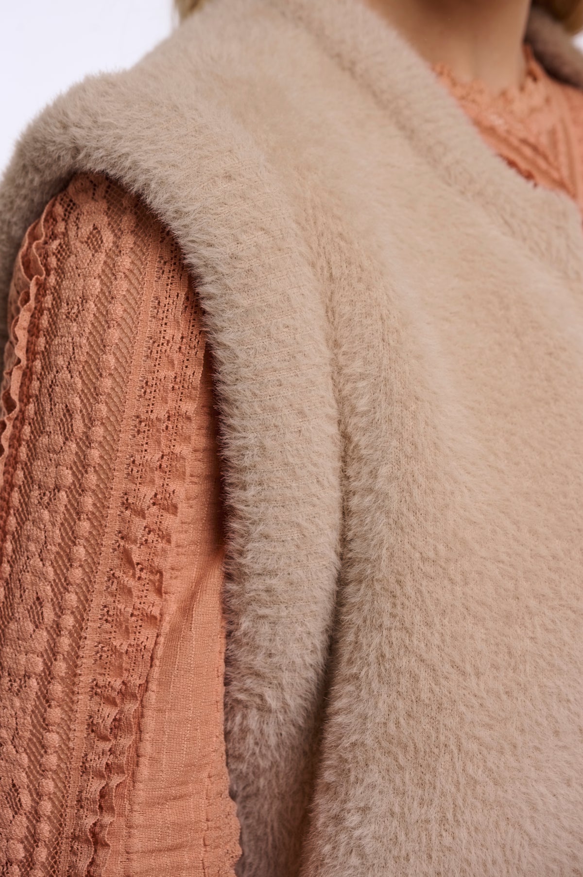 Elona waistcoat - oat