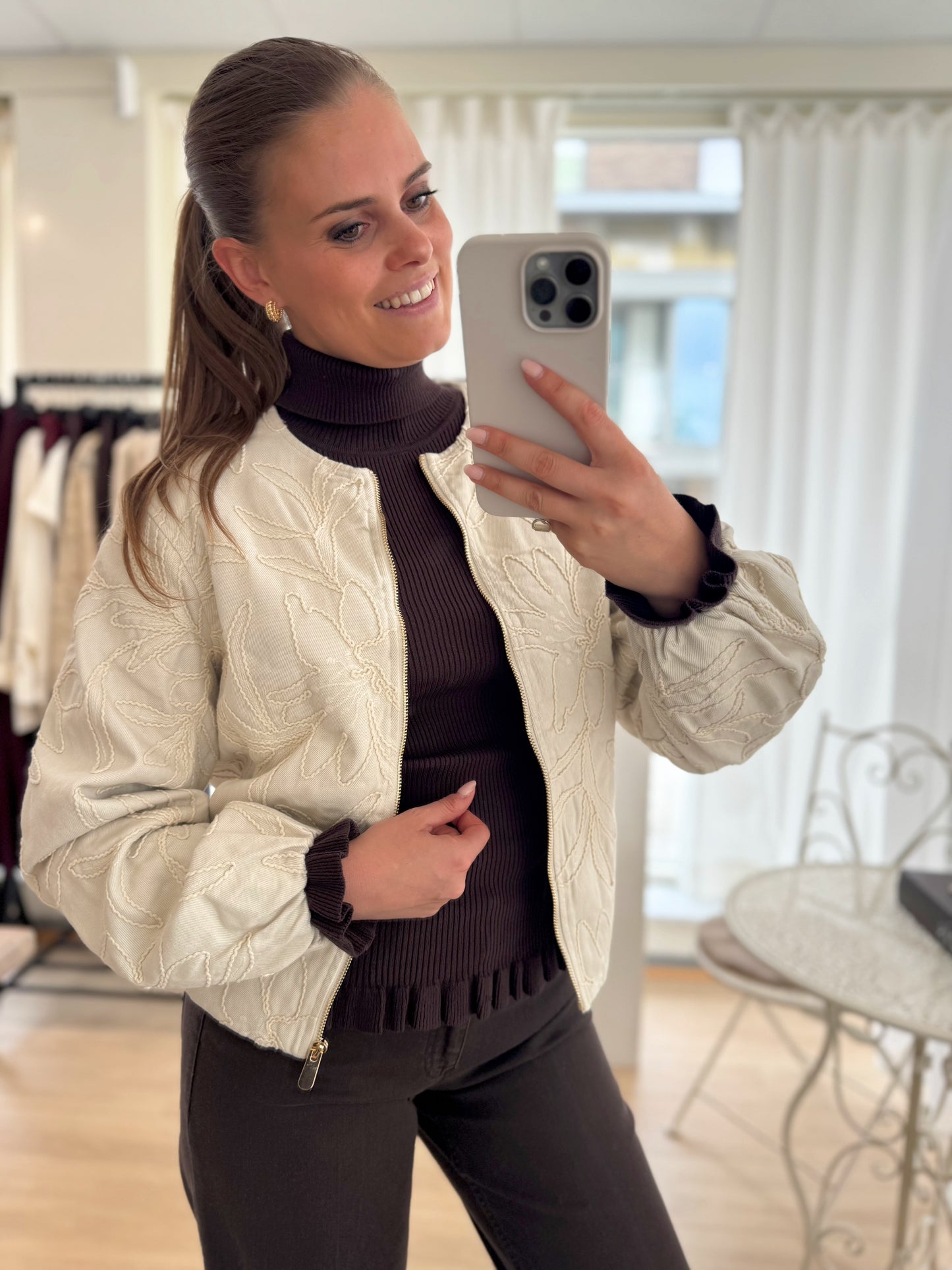 Gerda 2 jacket - cream