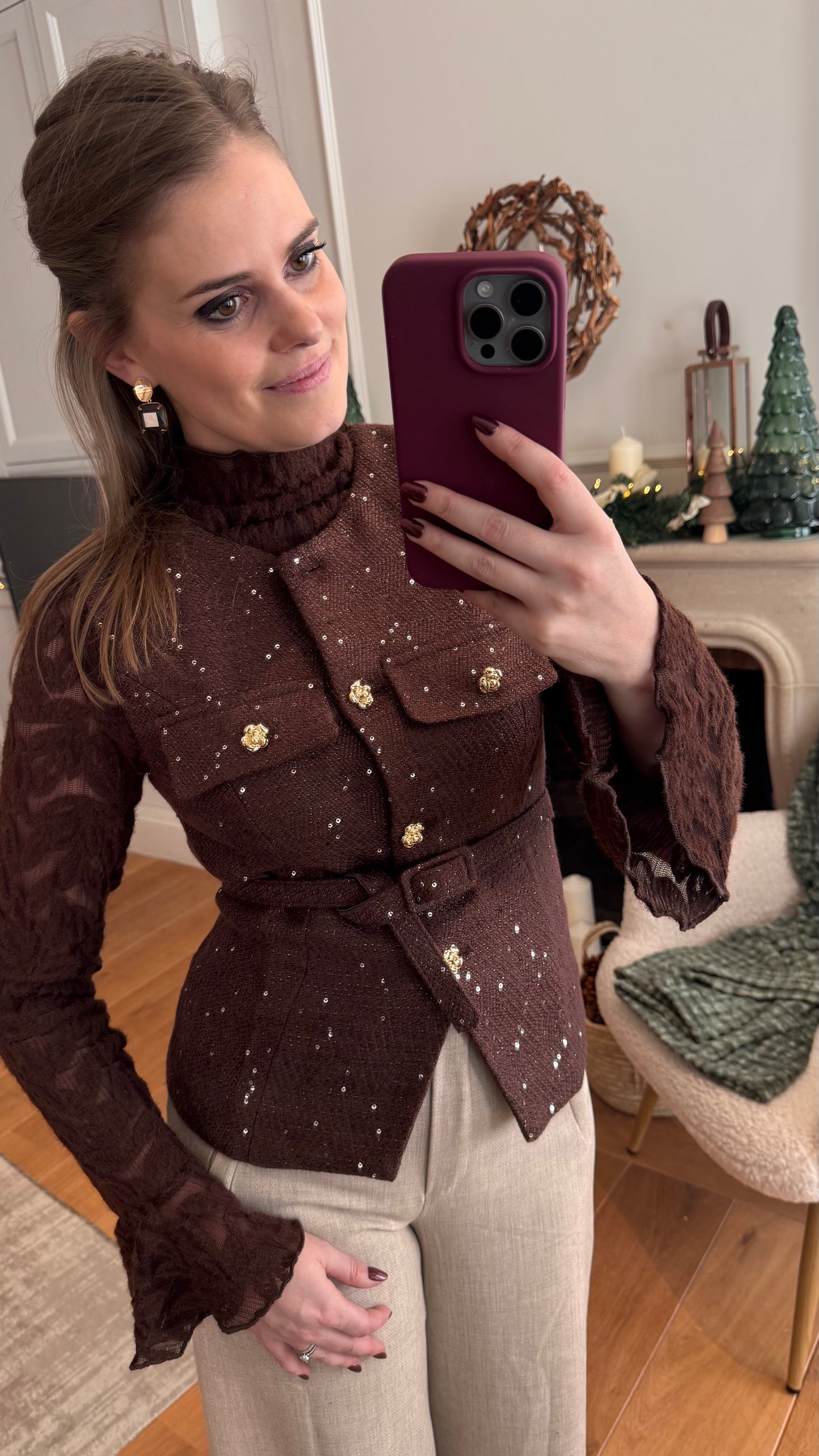 Chanel jasje ZM - bruin