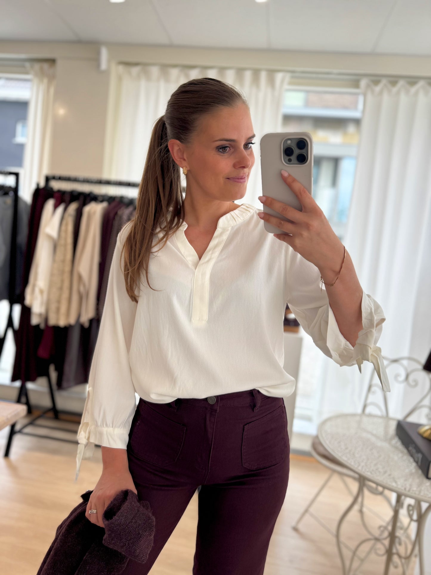 Lynn blouse - ecru