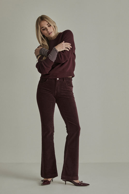 Para Mi / Jade Vintage corduroy - burgundy red