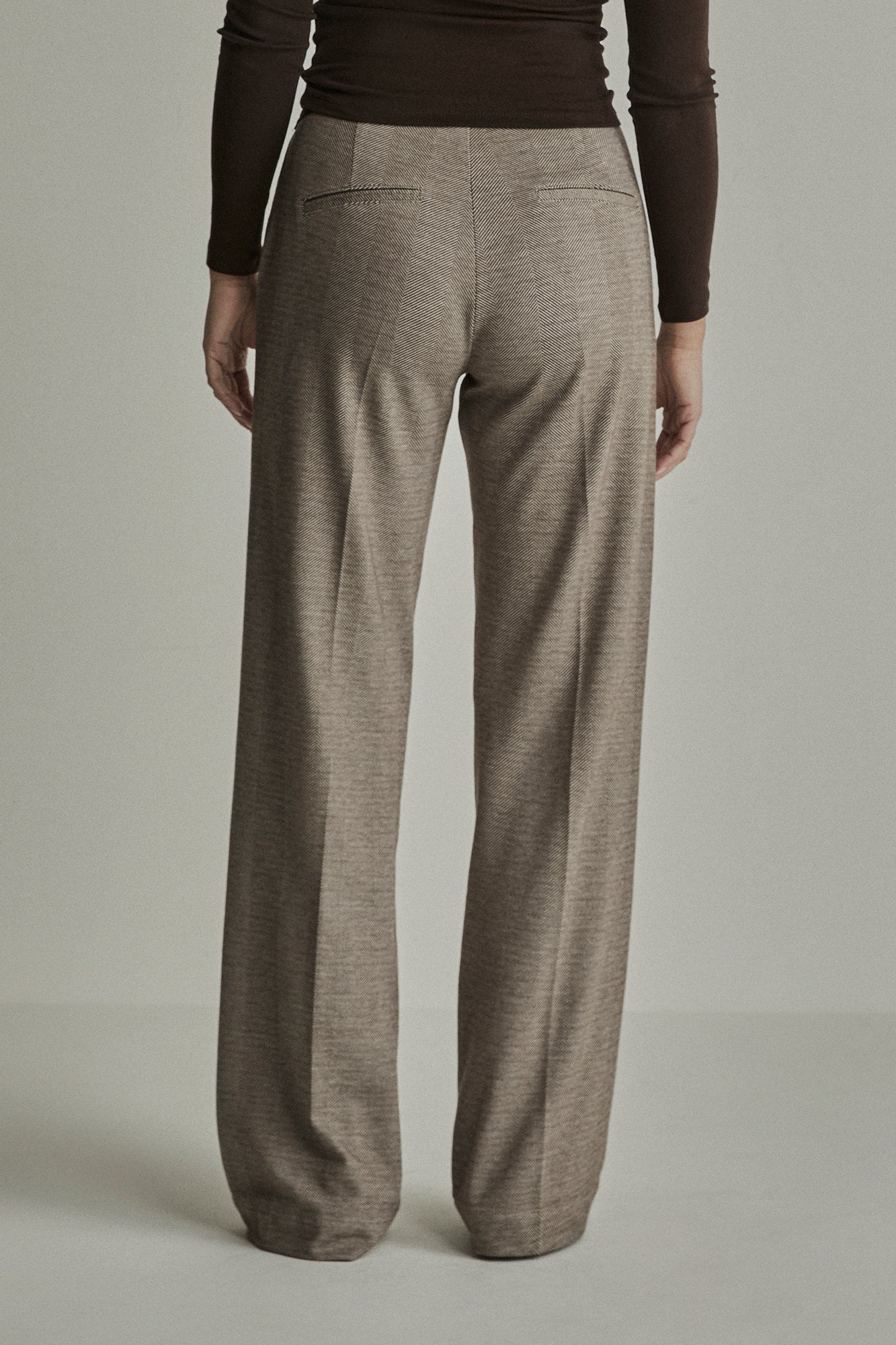 Mira elastic - zigzag brown