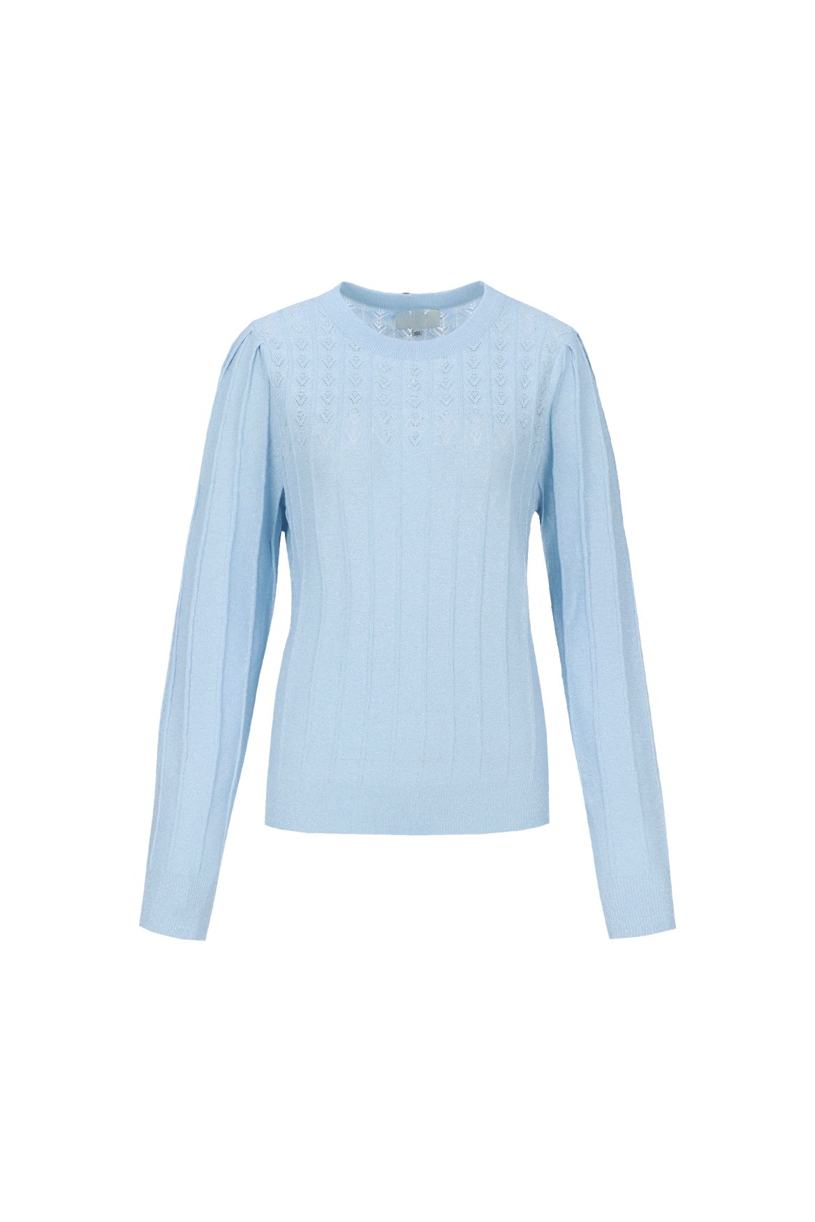Krystal knit pullover - blue mist